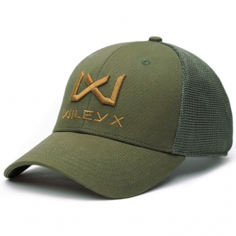 Wiley X Trucker Cap - Olive Green-Tan