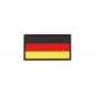 Preview: Patch Deutschland Flagge DEU PVC Klein 5,5x3 cm mit Klett
