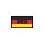 Preview: Patch Deutschland Flagge DEU PVC Klein 5,5x3 cm mit Klett