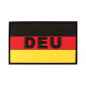 Preview: Patch Germany Flag DEU PVC Large 8x5 cm Hook&Loop