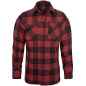 Preview: Mil-Tec Holzfällerhemd  Flannel Schwer - Schwarz-Rot