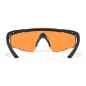 Preview: Wiley X - WX Saber Advanced Light Rust Matte Black Frame Safety Glasses