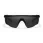 Preview: Wiley X - WX Saber Advanced Smoke Grey Matte Black Frame Sunglasses