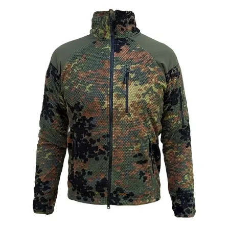 Anton-Blöchl-Grid-Fleece-Jacke-Operator-Flecktarn-Vorne