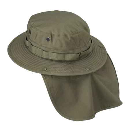 Helikon-Tex Boonie Hat PolyCotton Ripstop Olive Green + Nackenschutz