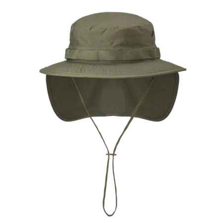 Helikon-Tex Boonie Hat PolyCotton Ripstop Olive Green + Nackenschutz