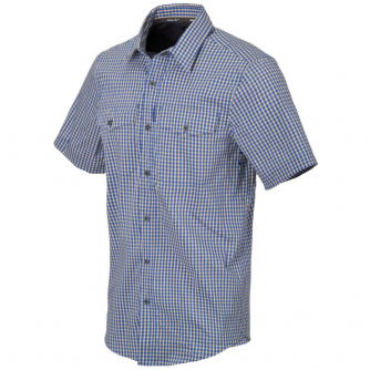 Helikon-Tex Covert Concealed Carry Short Sleeves Shirt -  Royal Blue Checkered