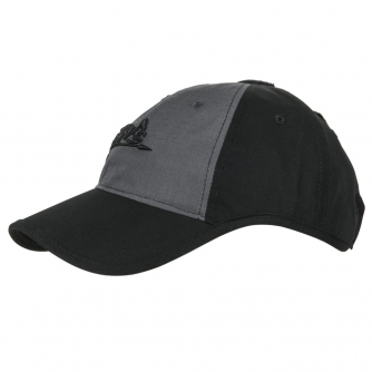 Helikon-Tex BBC Logo Cap Baseball - Black / Shadow Grey Ripstop
