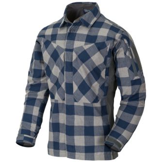 Helikon-Tex MBDU Flannel Shirt - Slate Blue Checkered