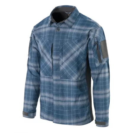 Helikon-Tex-MBDU-Shirt-Nylon-Polyester-Blend-Western-Blue-Plaid