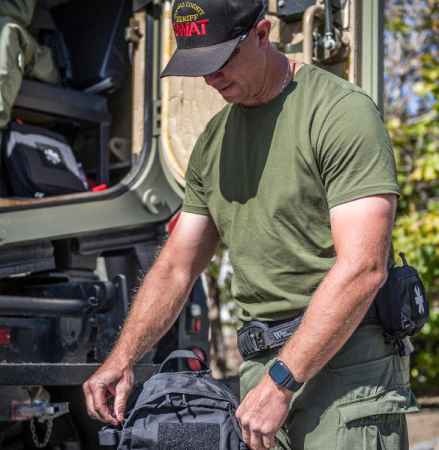 Helikon-Tex - T-Shirt Slim - Schwarz Black