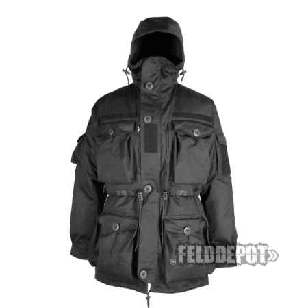 Leo Köhler Einsatzkampfjacke KSK-Smock Ripstop - Schwarz Black