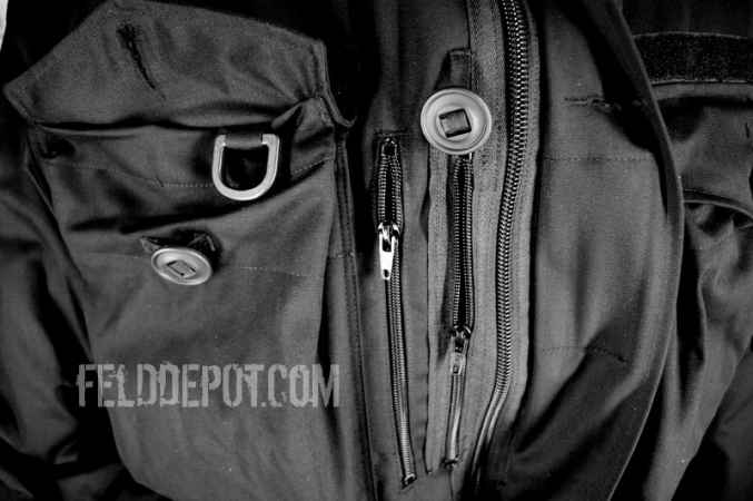 Leo Köhler Einsatzkampfjacke KSK-Smock Ripstop - Schwarz Black