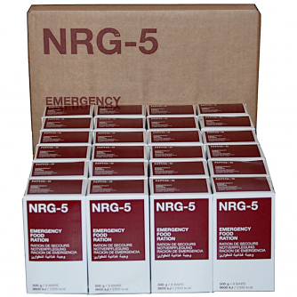 NRG-5 Notration Notverpflegung - 24 x 500 g, (9 Riegel)