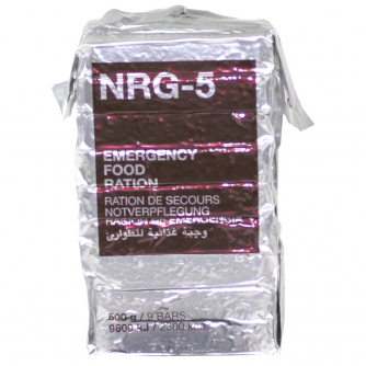 Emergency Food Ration NRG-5 (500G) 9 bars - Total-Survival