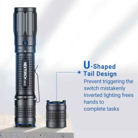 Nextorch E51 C - 1600 Lumen EDC LED Taschenlampe USB-C + 18650 Akku