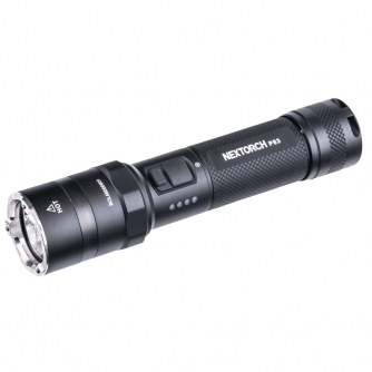 Nextorch P83 LED-Taschenlampe mit 360° Warnlicht-Funktion + Notfall-Glasbrecher