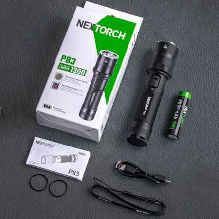 Nextorch P83 LED Flashlight 360° Warning Light Function + Emergency Glass Breaker