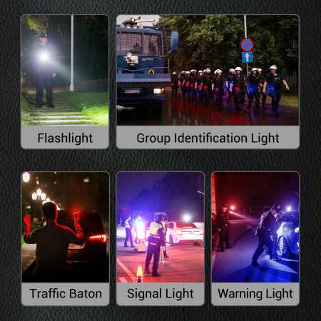 Nextorch P83 LED Flashlight 360° Warning Light Function + Emergency Glass Breaker