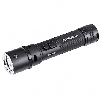 Nextorch P86 LED Flashlight 120dB Electronic Whistle + Emergency Glass Breaker