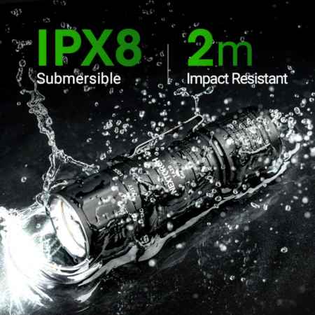 Nextorch TA20 Set Tactical LED Taschenlampe 1000 Lumen + FR-1 Führungsring