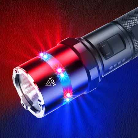 Nextorch P84B 3700 Lumen LED Flashlight 360° Warning Light Function + Emergency Glass Breaker