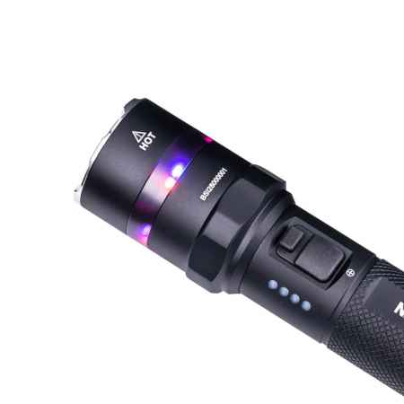 Nextorch P84B 3700 Lumen LED Flashlight 360° Warning Light Function + Emergency Glass Breaker