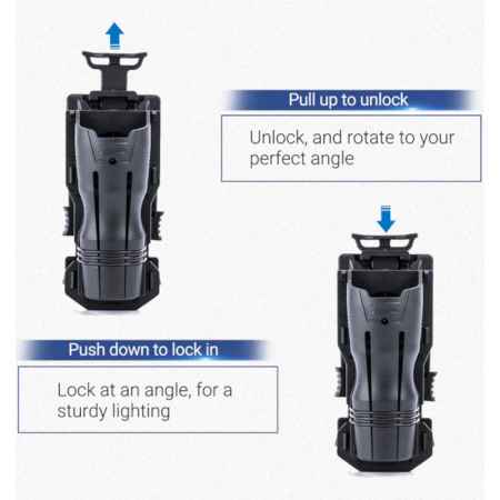 Nextorch V61 Taktisches Taschenlampen Holster - 360 Grad drehbar, Schnellverschluss