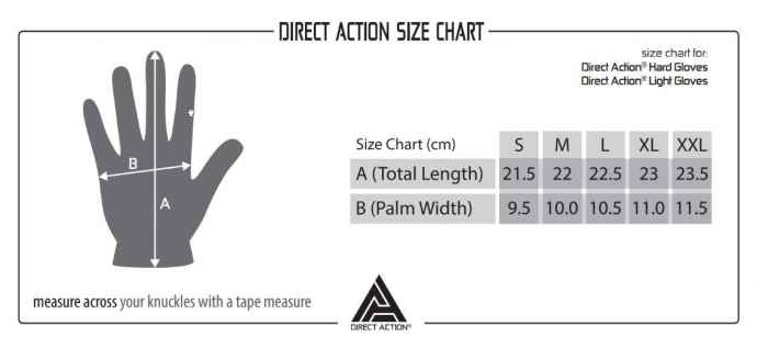 Direct Action - Hard Gloves - Black