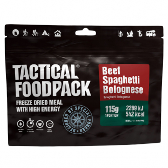 Tactical Foodpack - Spaghetti Bolognese (Hauptmahlzeit)