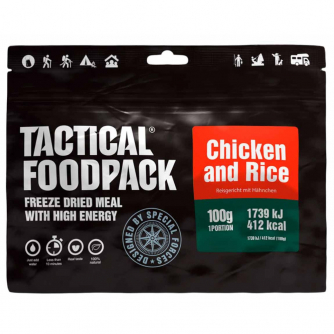 Tactical Foodpack - Reisgericht mit Hühnchen (Hauptmahlzeit)