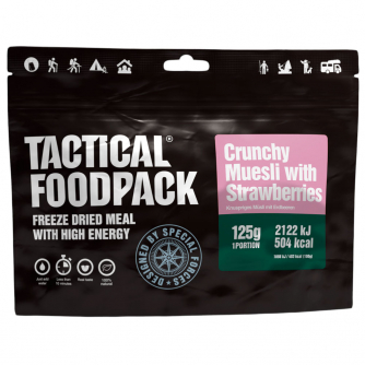 Tactical Foodpack - Knuspermüsli mit Erdbeeren (Frühstück)