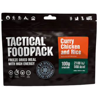 Tactical Foodpack - Curry-Hühnchen mit Reis (Hauptmahlzeit)