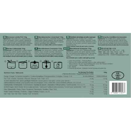 Tactical Foodpack - Marokkanischer Linsentopf (Vegan)