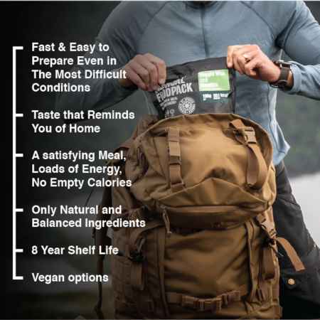 Tactical Foodpack - Spaghetti Bolognese (Hauptmahlzeit)