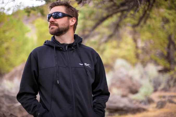 Wiley X - WX Boss Grey Silver Flash Matte Black Frame Sonnenbrille