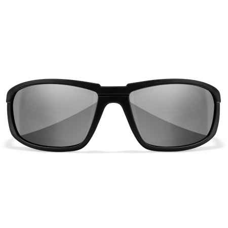 Wiley X - WX Boss Grey Silver Flash Matte Black Frame Sonnenbrille