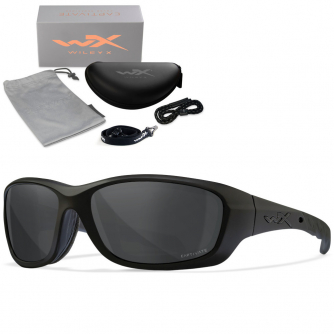 Wiley X - WX Gravity Captivate Polarized Grey Matte Black Frame Sonnenbrille