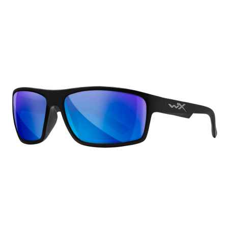 Wiley X - Peak Captivate Blue Mirror Matte Black Frame Sonnenbrille