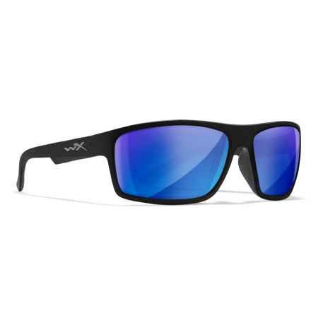 Wiley X - Peak Captivate Blue Mirror Matte Black Frame Sonnenbrille