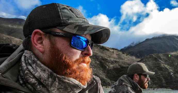 Wiley X - Peak Captivate Blue Mirror Matte Black Frame Sonnenbrille