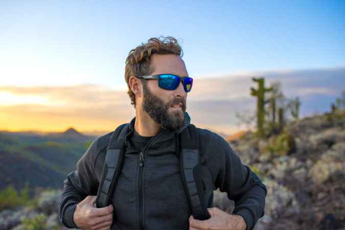 Wiley X - Peak Captivate Blue Mirror Matte Black Frame Sonnenbrille