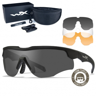 Wiley X - WX Rogue COMM Grey/Clear/Light Rust Matte Black Frame Sonnenbrille