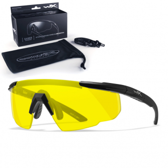 Wiley X - WX Saber Advanced Pale Yellow Matte Black Frame Schutzbrille