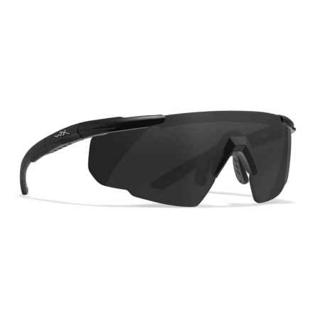 Wiley X - WX Saber Advanced Smoke Grey Matte Black Frame Sunglasses