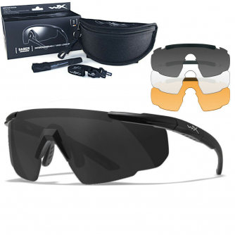 Wiley X - WX Saber Advanced Smoke/Clear/Rust Matte Black Frame Sonnenbrille