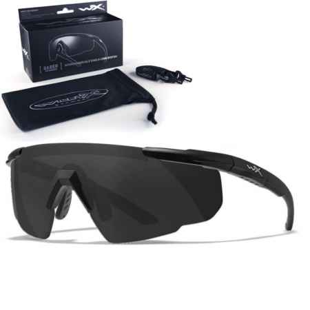 Wiley X - WX Saber Advanced Smoke Grey Matte Black Frame Sunglasses