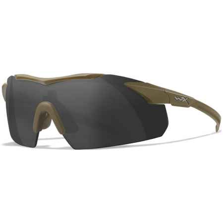 Wiley X - WX Vapor COMM 2.5 Grey/Clear/Light Rust Matte Tan Frame Sunglasses