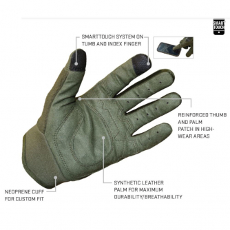 Details about   WILEY-X DURTAC Tactical Combat Gloves Airsoft Military Hunting 