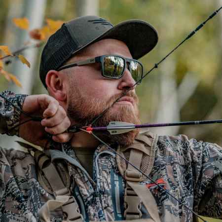 Wiley X Founder Captivate - Tungsten Mirror Matte Black-Tan